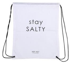 Τσάντα Θαλάσσης Stay Salty White 38x46 - Nef-Nef Homeware