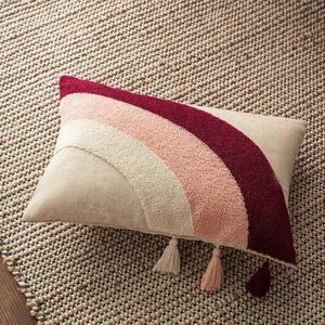 Μαξιλαροθήκη 30x45cm GOFIS HOME Iris Cherry Pink Ecru 242