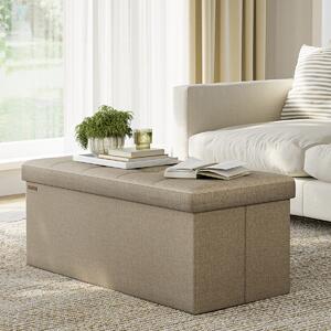 Ταμπουρέ Με Αποθηκευτικό Χώρο (110x38x38) Songmics LSF077R01V2