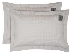 Ζεύγος Μαξιλαροθήκες Καπιτονέ (50x70) Greenwich Polo Club Essential Dots 3977 L.Grey