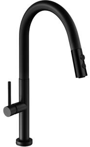 Mexen Ava μπαταρία κουζίνας, μαύρη - 672800-70