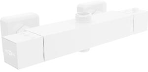 Mexen Cube θερμοστατική μπαταρία ντους, λευκή - 77250-20