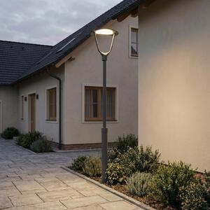Lucande LED εξωτερικός φωτισμός Tarasu, γκρι, 250 cm, αλουμίνιο, IP65, Γκρι, Αλουμίνιο, σύγχρονο