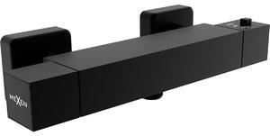 Mexen Cube Θερμοστατική βρύση ντους, μαύρη - 77200-70