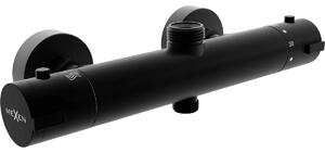 Mexen Kai θερμοστατική μπαταρία ντους, μαύρη - 77150-70