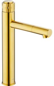 Mexen Diamond ψηλή μπαταρία νιπτήρα, χρυσή - 71510-50