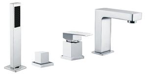 Mexen Cube μπαταρία μπανιέρας, χρώμιο - 72932-00