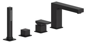Mexen Cube μπαταρία μπάνιου, μαύρη - 72932-70