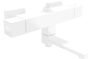 Mexen Cube θερμοστατική μπαταρία μπάνιου-ντους, λευκή - 77910-20