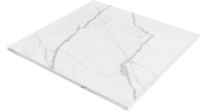 Mexen Hugo τετράγωνο ντουζιέρα SMC 80 x 80 cm, λευκή πέτρα - 42158080