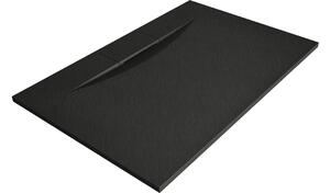 Mexen Egon ορθογώνιος δίσκος ντους SMC 120 x 90 cm, μαύρο - 4R709012
