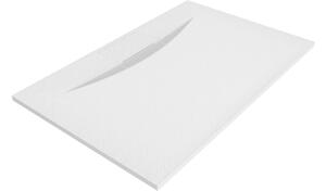Mexen Egon ορθογώνιος δίσκος ντους SMC 100 x 90 cm, λευκός - 4R109010