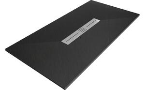 Mexen Toro ορθογώνιος δίσκος ντους SMC 200 x 90 cm, μαύρος - 43709020