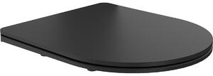 Mexen Καθώς κατεβαίνει αργά slim, duroplast, μαύρο ματ - 39100185