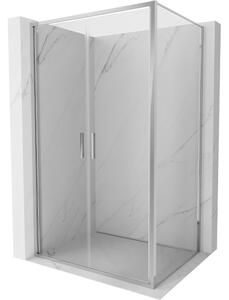 Mexen Exo ανακλινόμενη καμπίνα ντους 70 x 75 cm, διαφανής, χρώμιο - 814-070-075-01-00