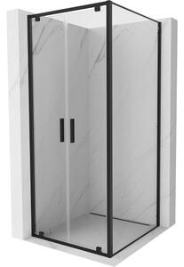 Mexen Exo διπλή καμπίνα ντους 70 x 70 cm, διαφανής, μαύρη - 8182-070-070-70-00