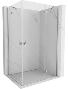 Mexen Mist-H Ντούο καμπίνα ντους ανοιγόμενη δεξιά 80 x 90 cm, διαφανής, χρώμιο