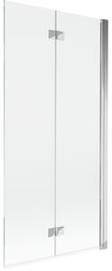 Mexen Mist παραβάν μπανιέρας 2-πτέρυγες δεξιά 90 x 150 cm, διαφανές, χρώμιο