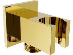 Mexen Cube γωνιακή σύνδεση, χρυσή - 79300-50