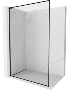 Mexen Kioto-F L καμπίνα ντους Walk-in με πλαίσιο 105 x 202 cm, διάφανο 8 mm, μαύρο