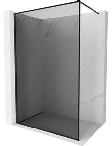 Mexen Kioto-XF Καμπίνα ντους Walk-in με πλαίσιο 110 x 202 cm, γραφίτης 10 mm, μαύρο