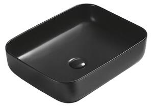 Mexen Carla νιπτήρας επιτραπέζιος 50 x 39 cm, μαύρος ματ - 21555085