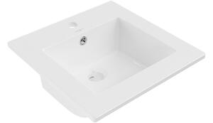 Mexen Atena νιπτήρας ενσωματωμένος σε επιφάνεια 41 x 41 cm, λευκός - 25014100