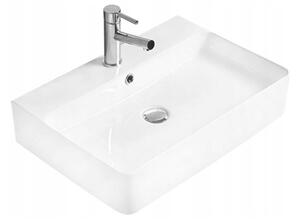 Mexen Benita επιτραπέζιος νιπτήρας 60 x 41 cm, λευκός - 21396000