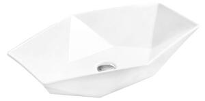 Mexen Elena νιπτήρας επιτραπέζιος 63 x 41 cm, λευκός - 21476300
