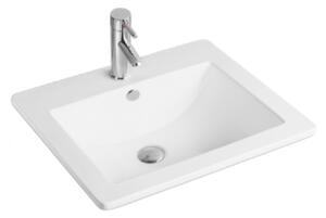 Mexen Lora εντοιχισμένος νιπτήρας 53 x 46 cm, λευκός - 25365300