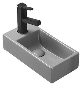 Mexen Inez επιτραπέζιος νιπτήρας δεξιός 40 x 20 εκ., ανοιχτό γκρι ματ - 21484061R