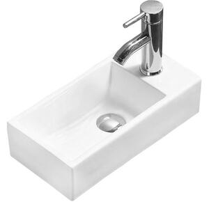 Mexen Inez νιπτήρας πάγκου αριστερός 40 x 20 cm, λευκός - 21484000L
