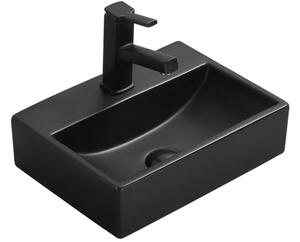 Mexen Mini νιπτήρας πάγκου 40 x 30 εκ, μαύρο ματ - 21094085