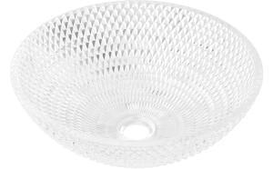 Mexen Olza γυάλινος επιτραπέζιος νιπτήρας 42 x 42 cm, διάφανος - 24094200