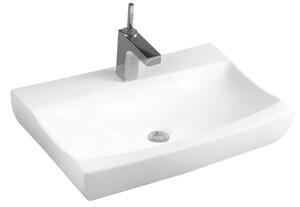 Mexen Sally νιπτήρας επιτραπέζιος 62 x 40 cm, λευκός - 21076200