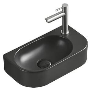 Mexen Viera νεροχύτης πάγκου αριστερός 40 x 21 cm, μαύρος ματ - 21274085L