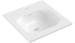 Mexen Vela εντοιχισμένος νιπτήρας 46 x 46,5 εκ., λευκή γυαλάδα - 25234500