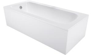 Mexen Vega ορθογώνια μπανιέρα 120 x 70 cm με επένδυση, λευκή - 55011207000X