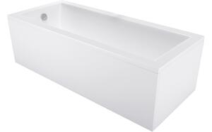 Mexen Cubik ορθογώνια μπανιέρα 120 x 70 cm με επένδυση, λευκή - 55031207000X