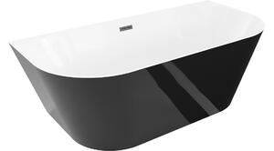 Mexen Oval Slim μπανιέρα ελεύθερης τοποθέτησης πλευρική 170 x 80 εκ