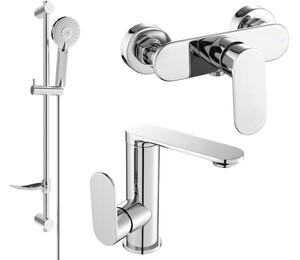 Mexen Milo DF40 σετ ντους, χρώμιο - 713054DF40-00
