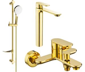 Mexen Milo DF05 σετ μπάνιου, χρυσό - 71313DF05-50
