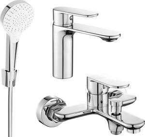 Mexen Milo R05 σετ μπάνιου, χρώμιο - 71303R05-00