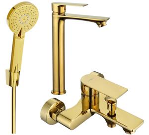 Mexen Royo Σετ μπάνιου R40, χρυσό - 72213R40-50