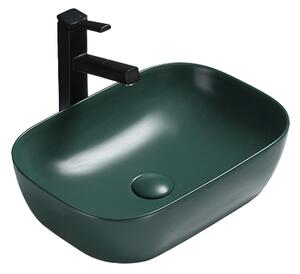 Mexen Rita νιπτήρας πάγκου 45 x 32 cm, πράσινο σκούρο ματ - 21084547