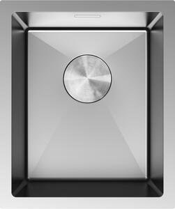 Mexen Trixo νεροχύτης ανοξείδωτος 1 θέσης 370 x 440 mm, inox - 6412371000-01