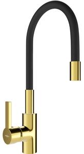 Mexen Flex μπαταρία κουζίνας, χρυσή/μαύρη - 670900-57