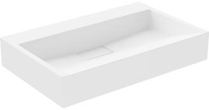 Mexen Ava νιπτήρας πάγκου από κογκλομεράτο B/O 60 x 38 cm, λευκός - 23016000