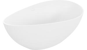 Mexen Parma ελεύθερη μπανιέρα από συνθετικό υλικό 160 x 95 εκ, λευκό ματ