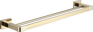 Mexen Asis διπλή κρεμάστρα για πετσέτες, χρυσή - 7017625-50